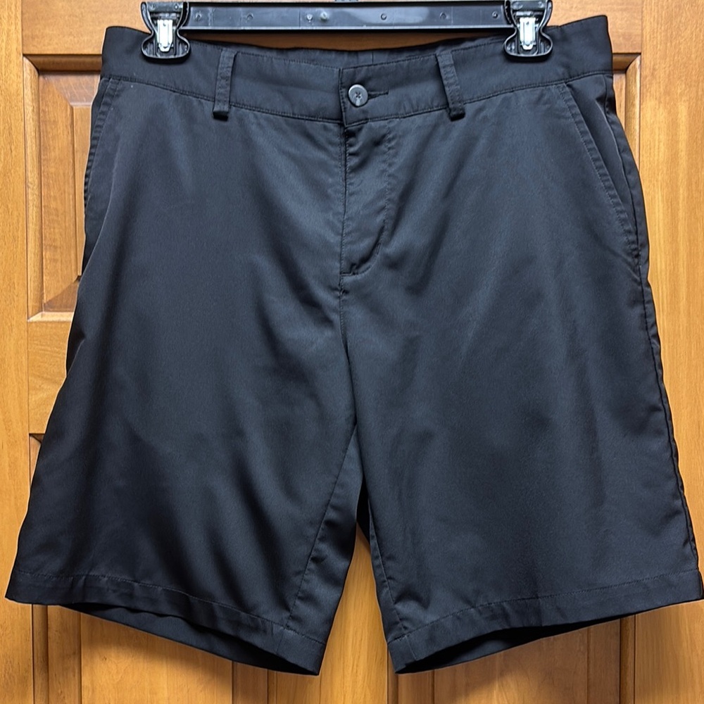 Adidas Men's ClimaLite Black Shorts, Size 34